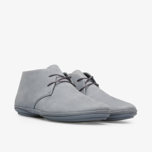 Camper Right Womens Ankle Boots US-50287 Grey Online Clearance